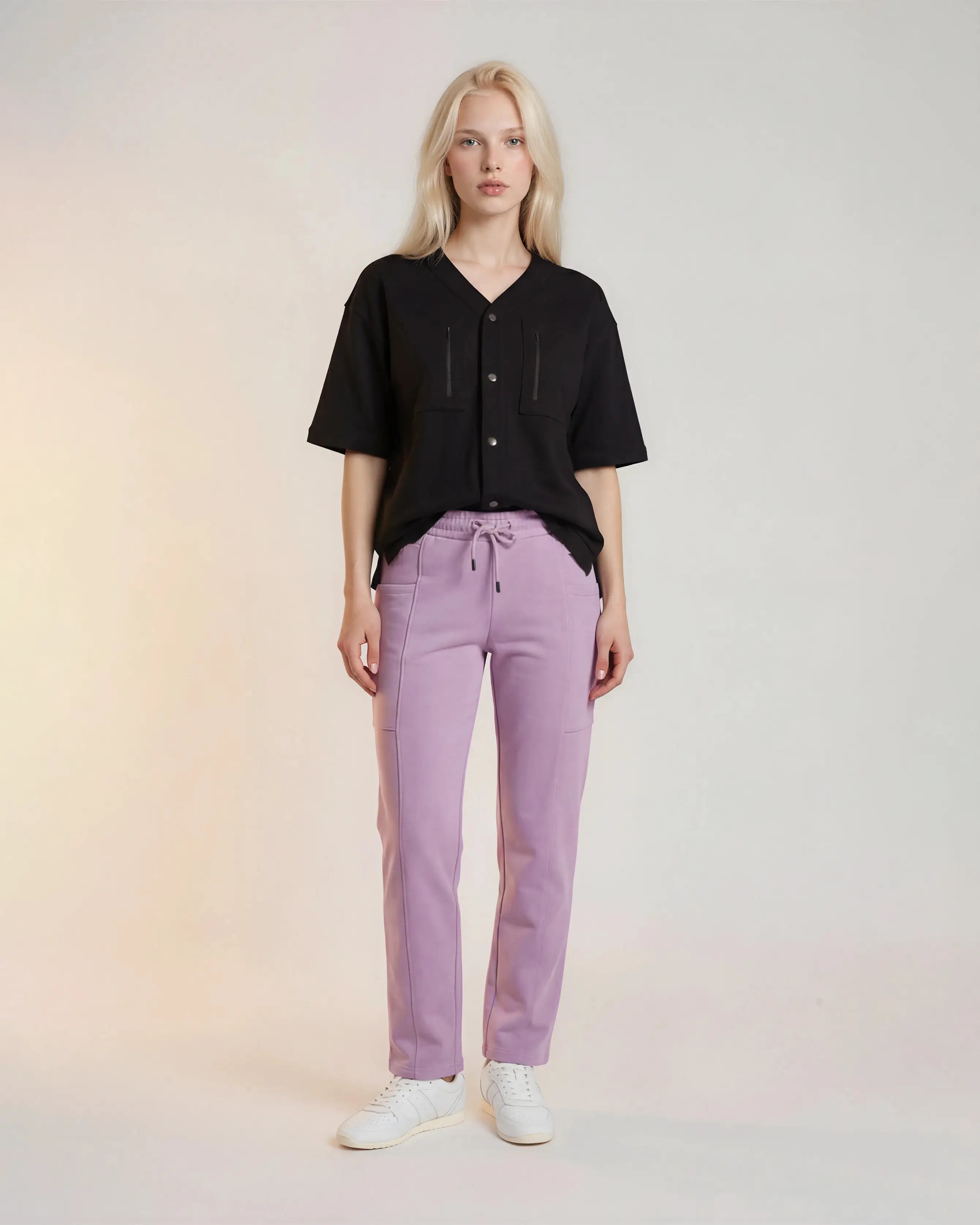 Cardigan pressions Lilium Noir
