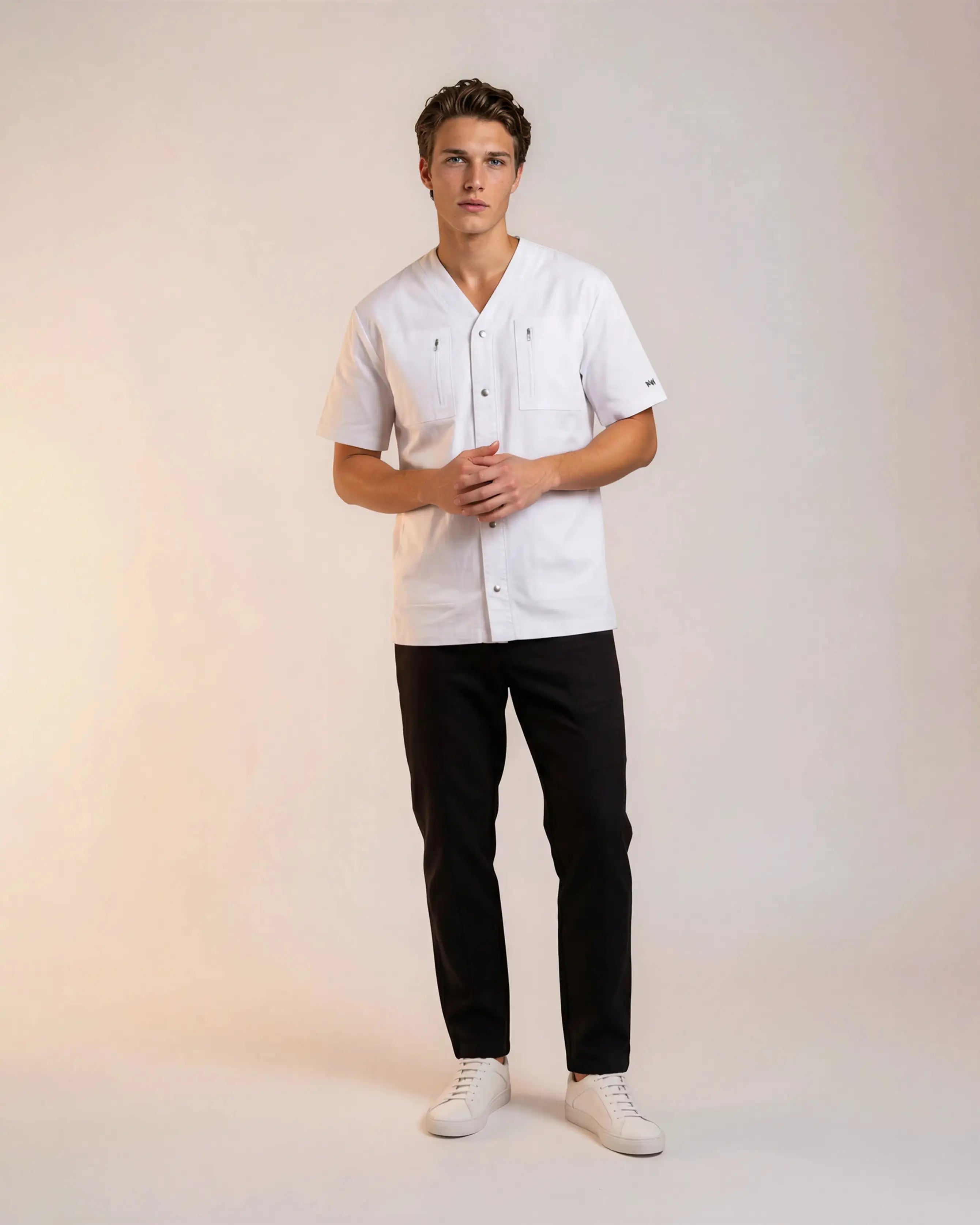 Cardigan mixte Myrrha Blanc