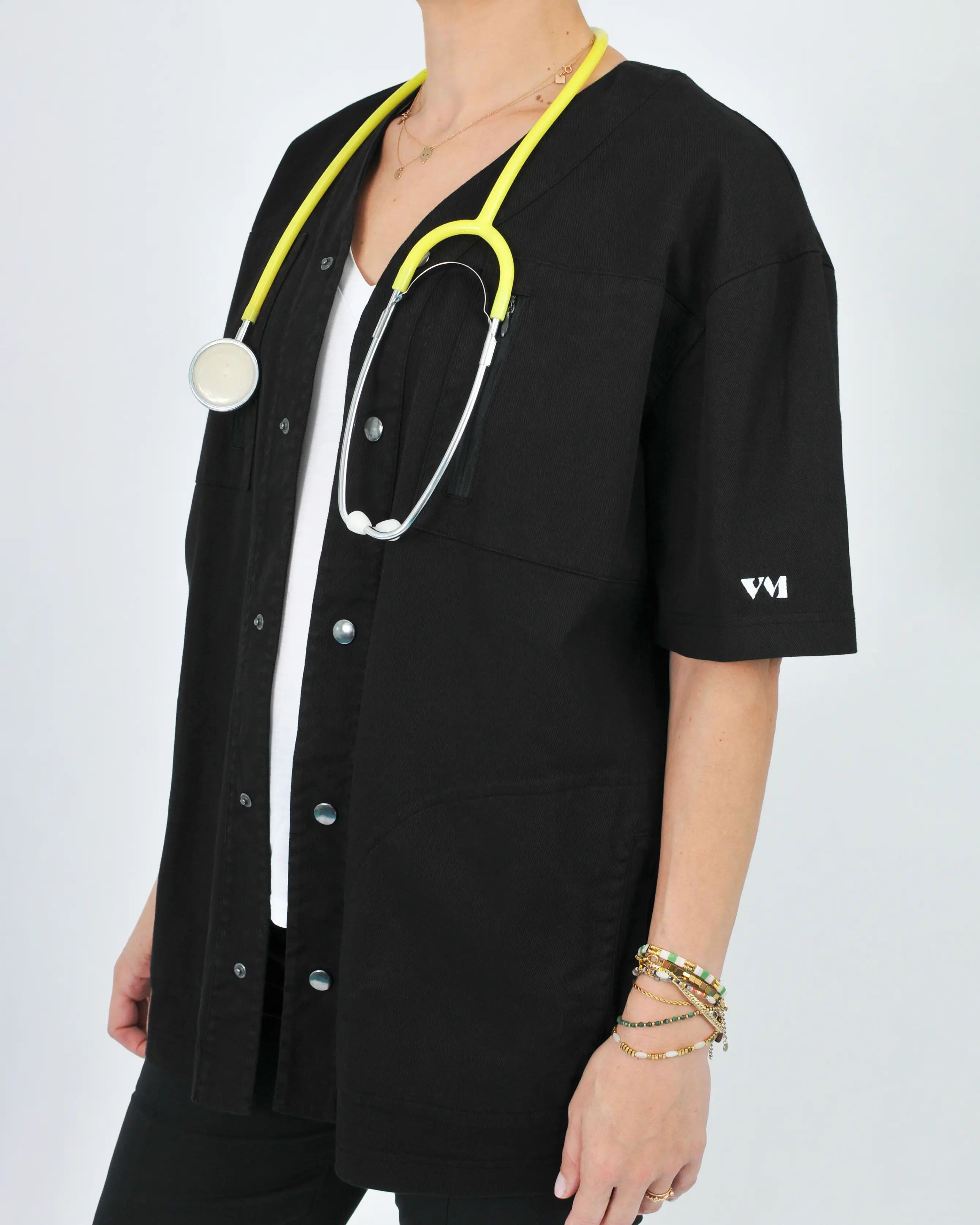 Blouse mixte Myrrha noir