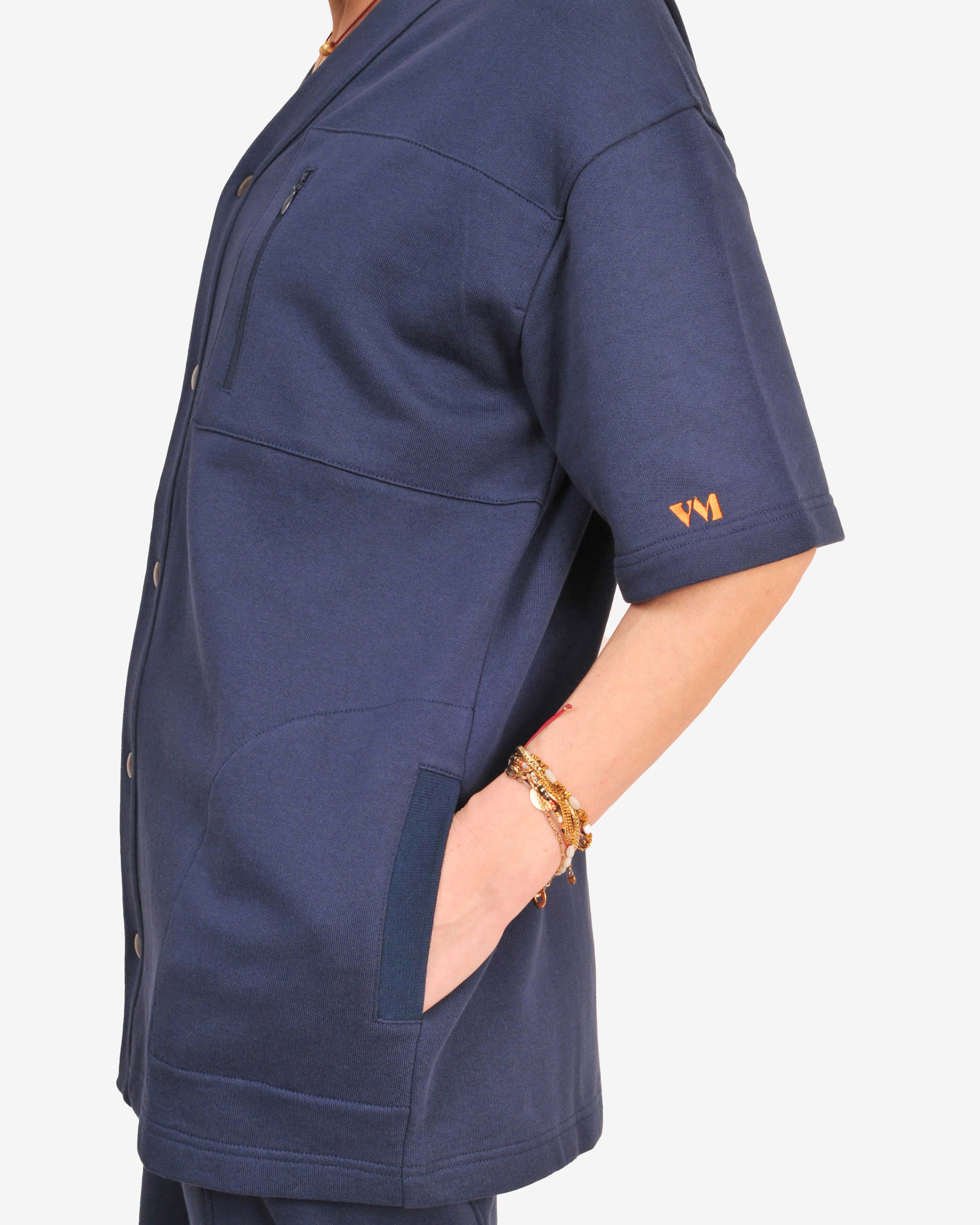 Cardigan Mixte Lilium Navy