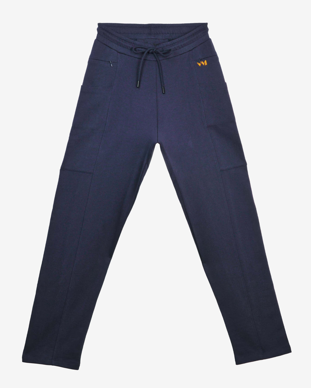 Pantalon médical femme SALVIA bleu marine, taille élastique cordon
