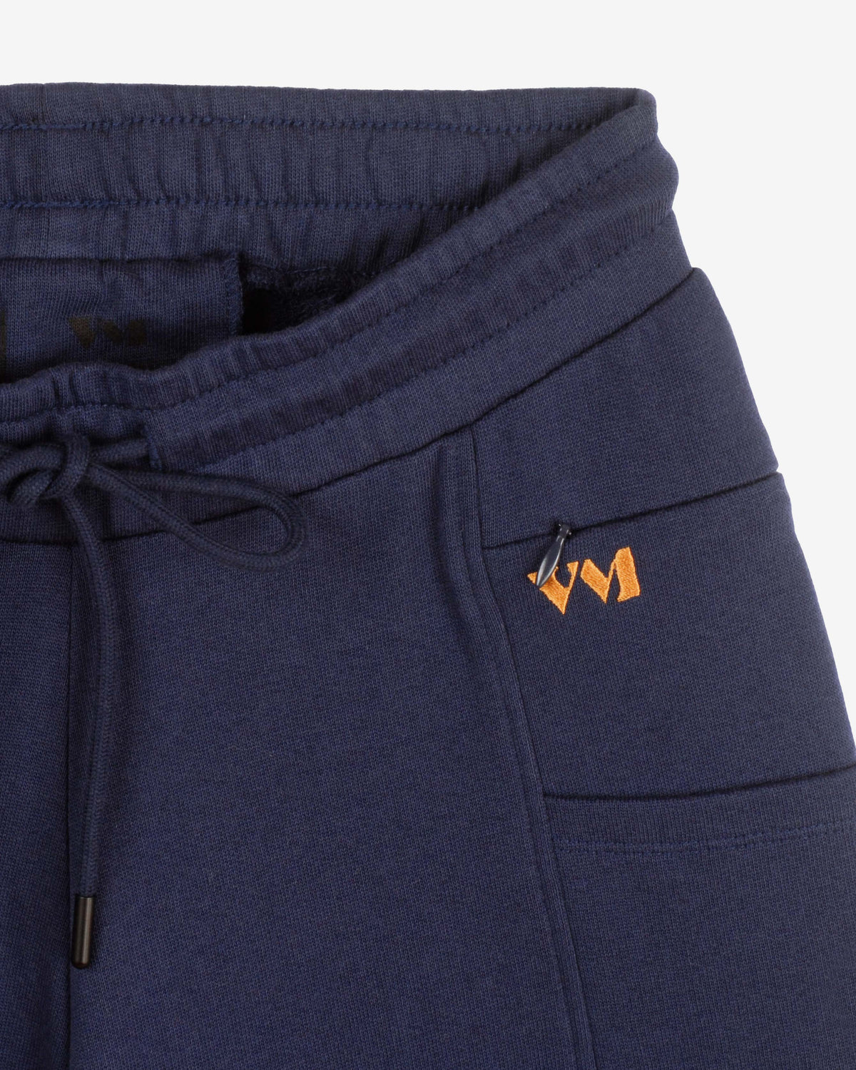 Détail taille cordon pantalon médical SALVIA bleu marine
