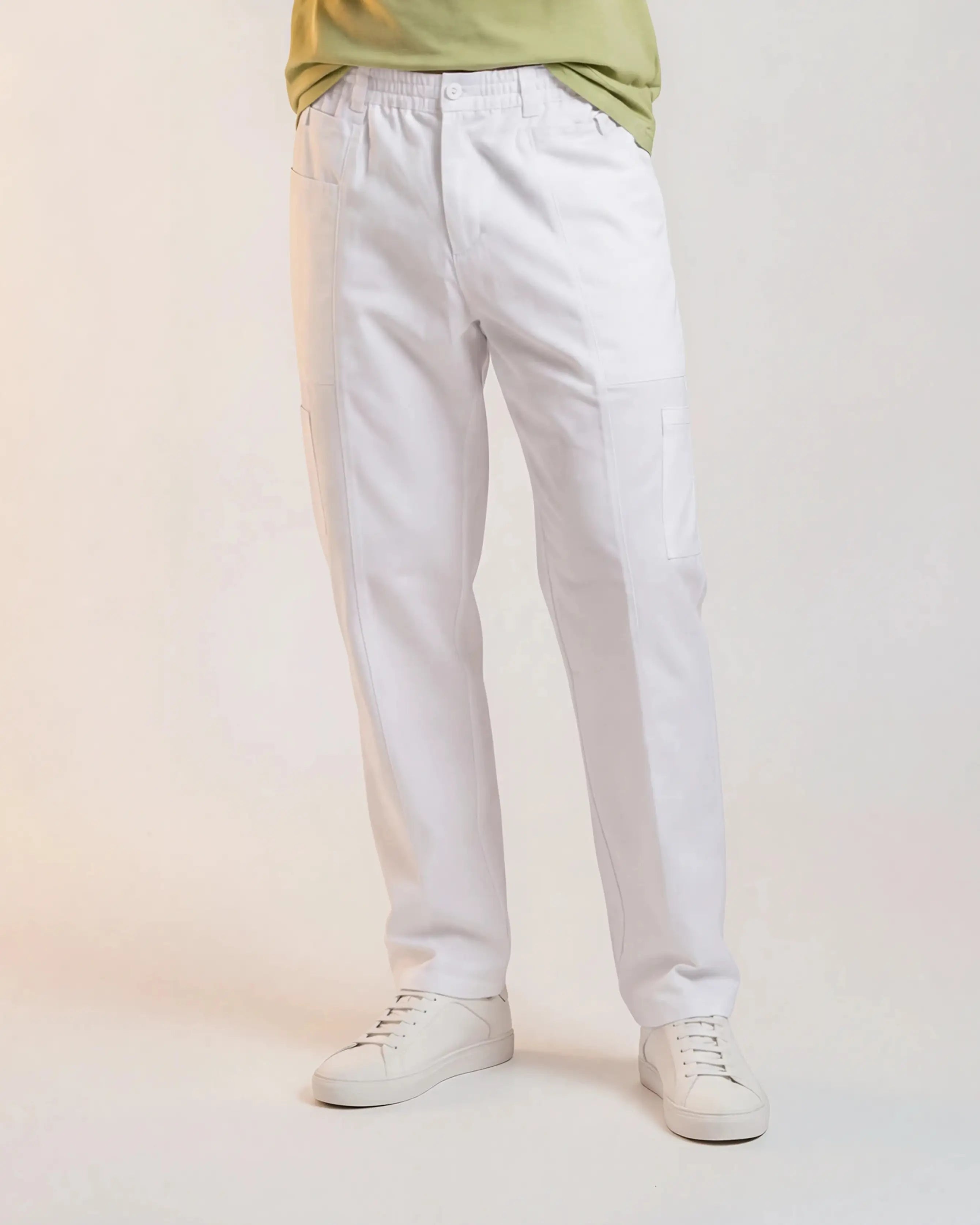 Pantalon médical Dioca Blanc