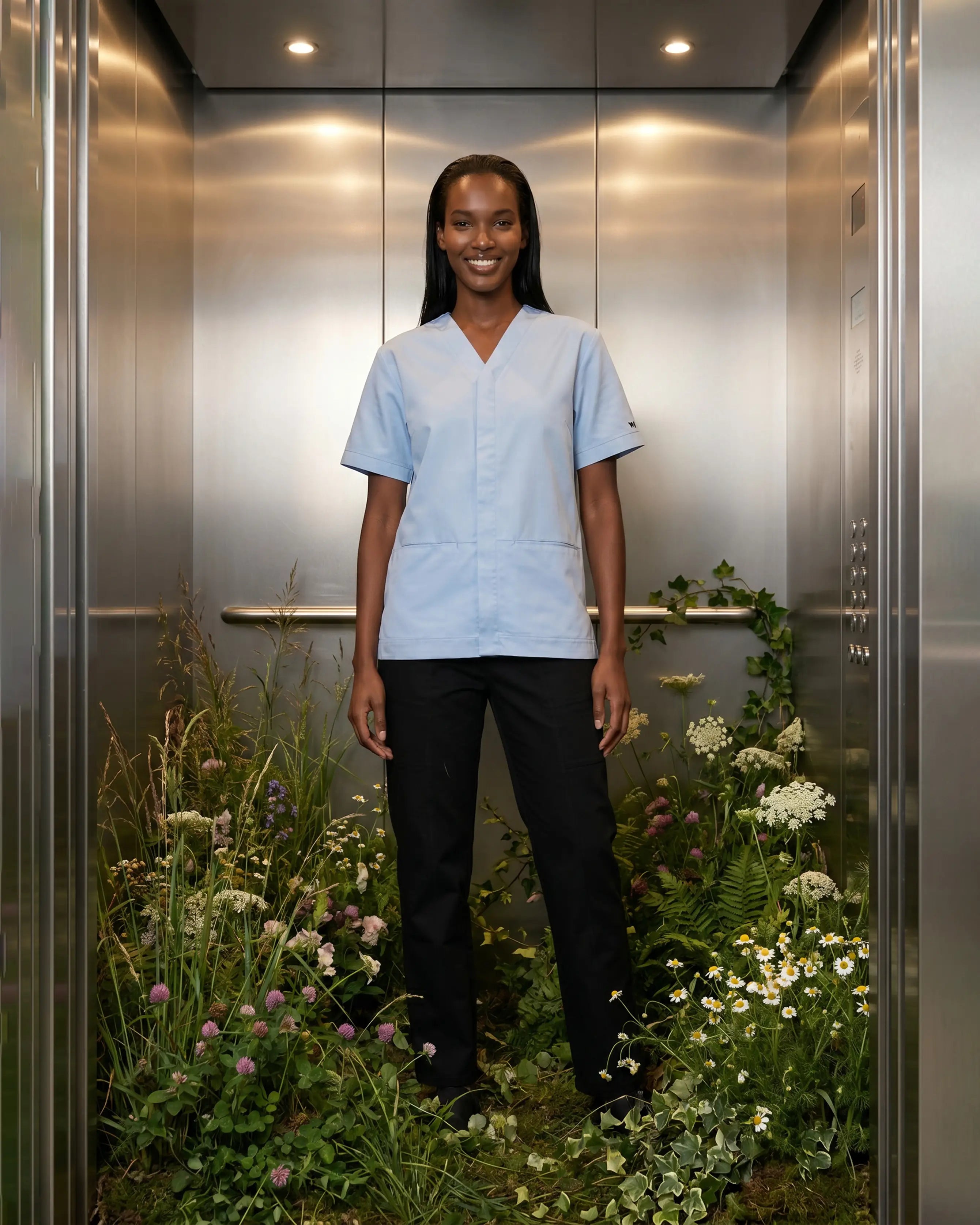 Blouse médicale Orchis Ciel