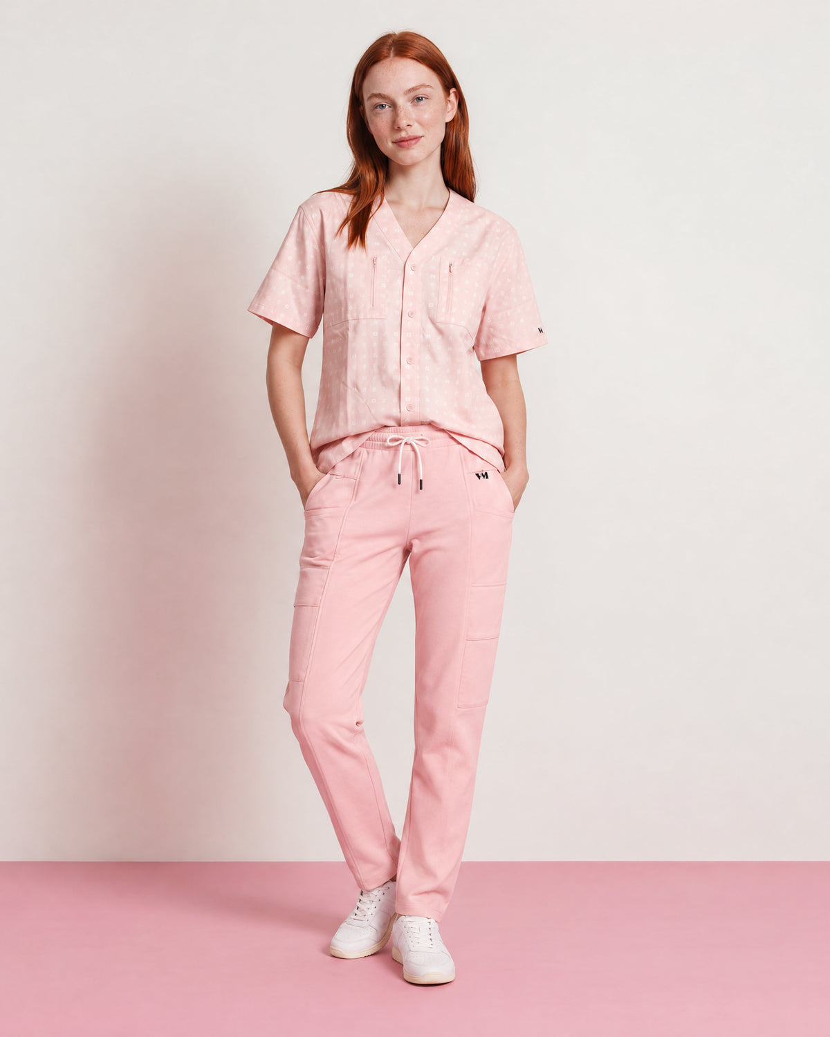 Blouse à pressions Myrrha Pink