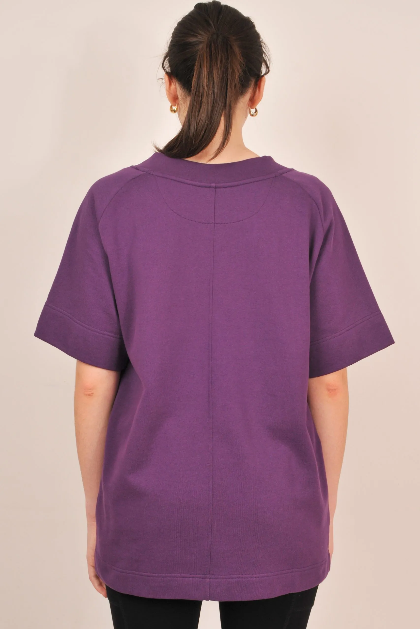 Image n°2 du modèle Scrub femme Flora de couleur prune