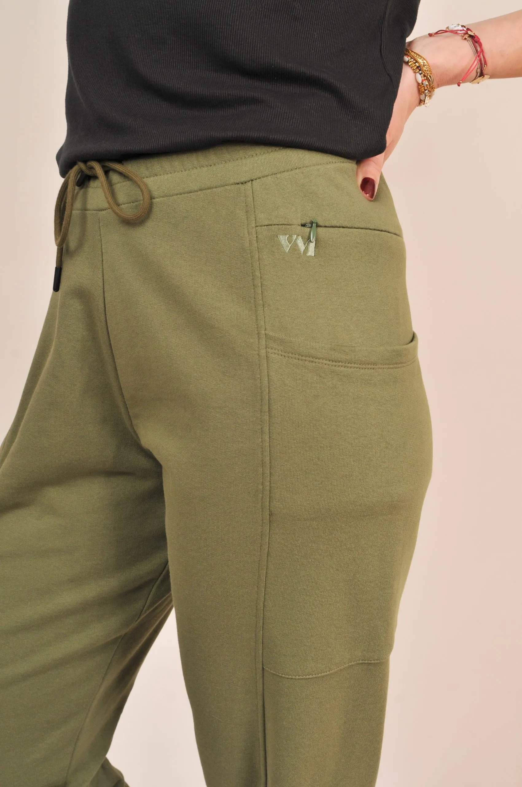 LVM, Modèle Pantalon mixte Salvia de couleur thym