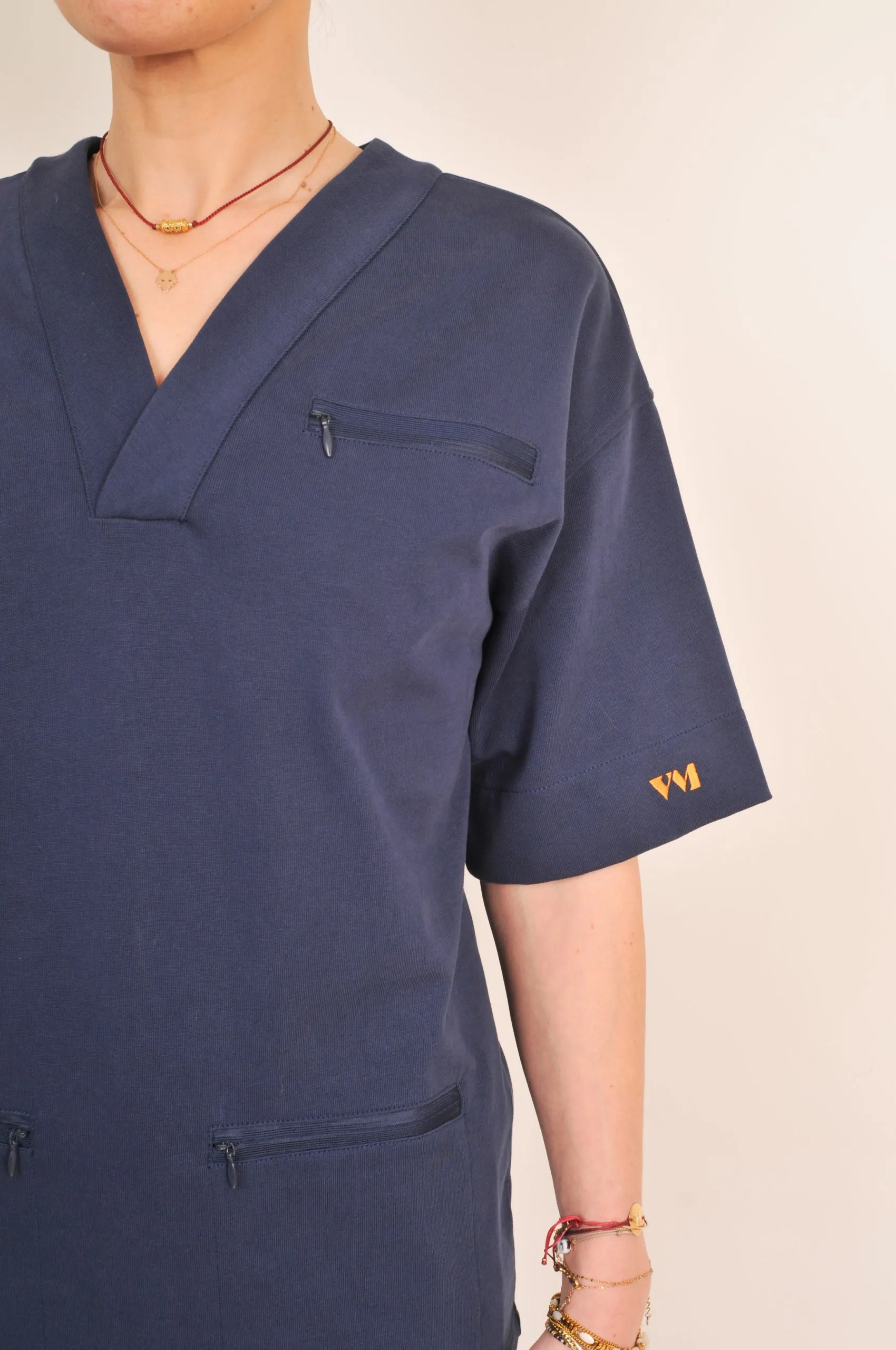 LVM, Modèle Scrub femme Sanare de couleur marine