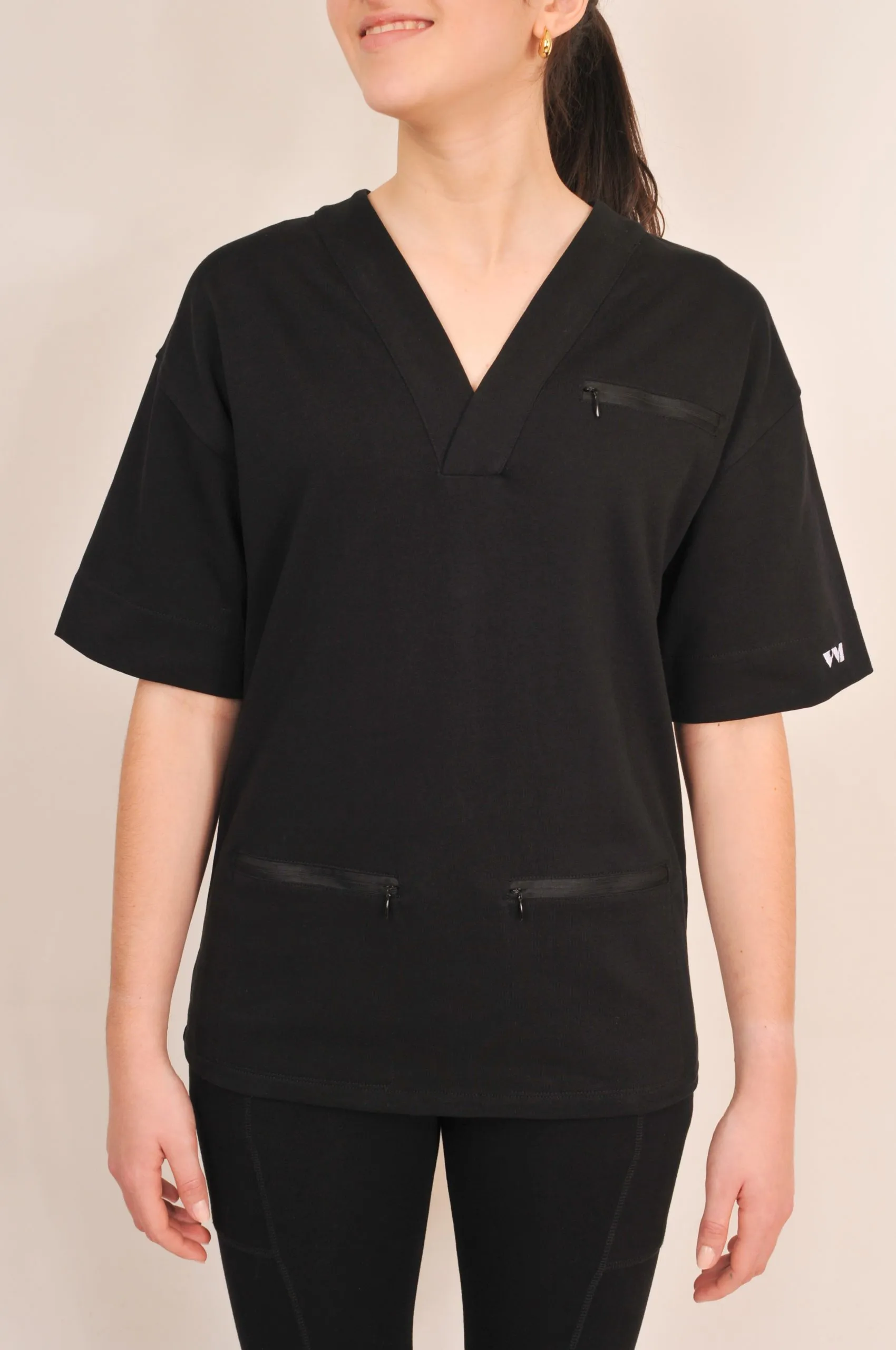 Image n°7 du modèle Scrub femme Sanare de couleur Noir