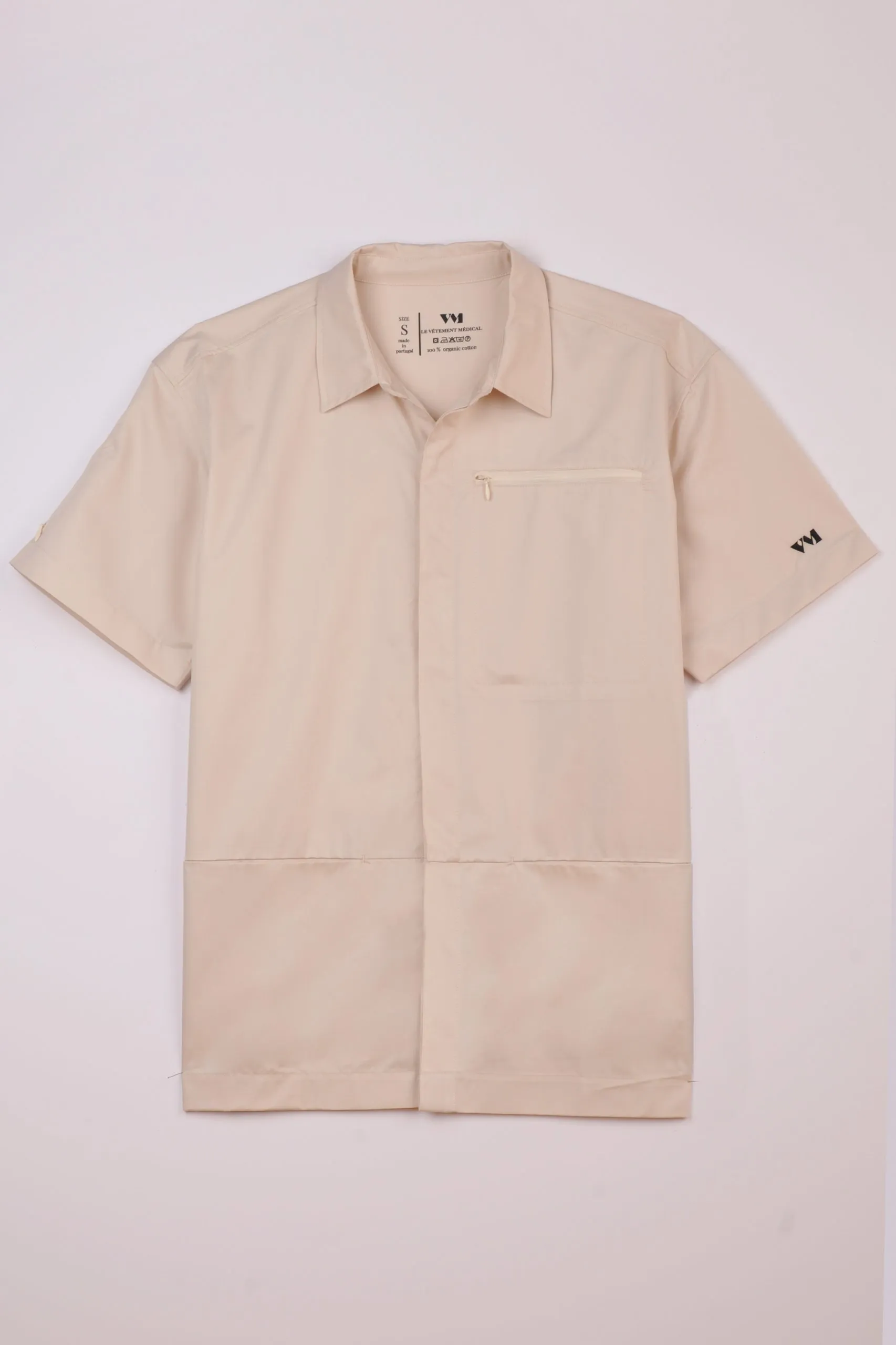 LVM, Modèle Blouse Homme ALBIUS de couleur Beige