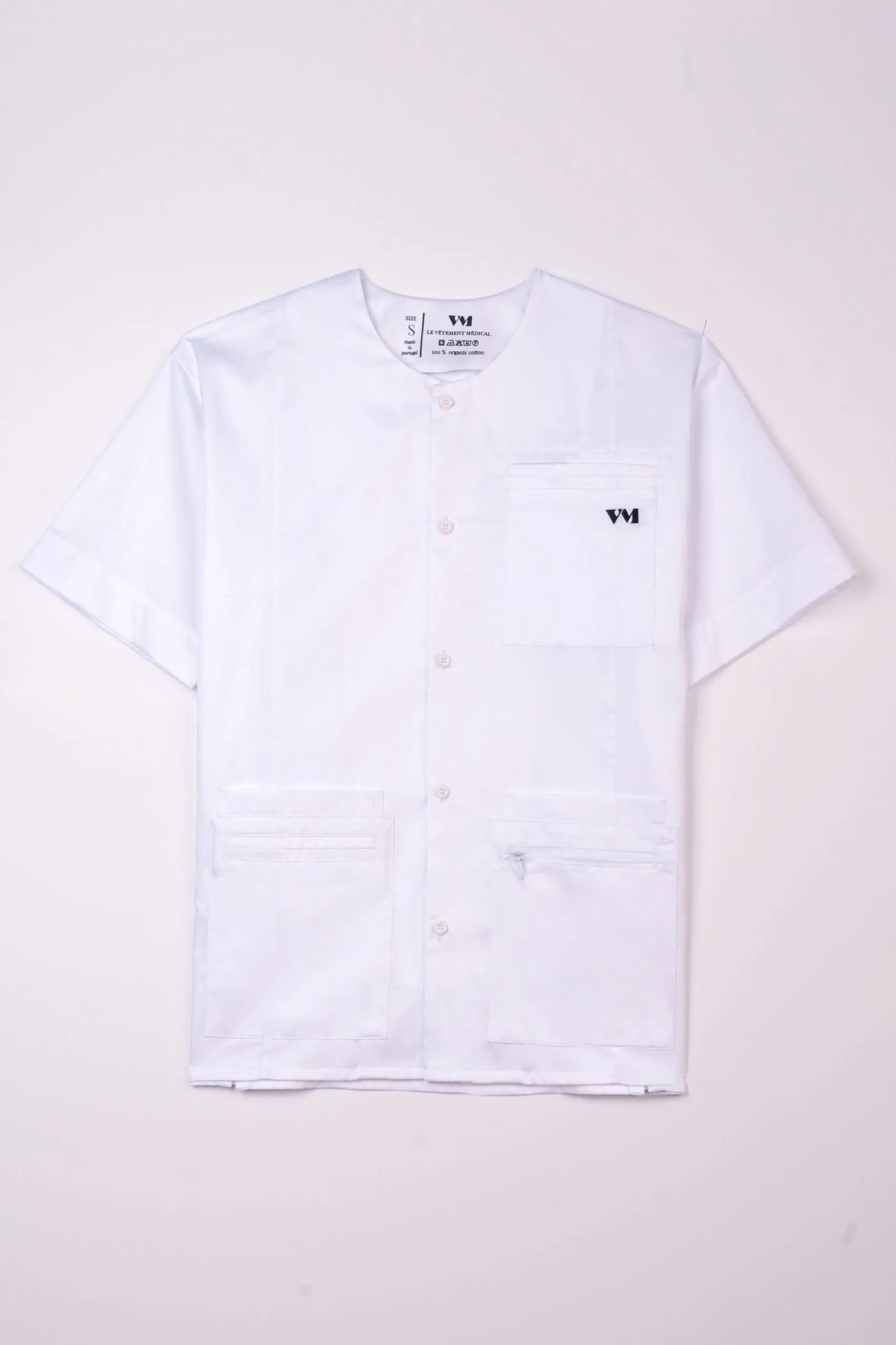 LVM, Modèle Blouse femme Iris de couleur Blanc